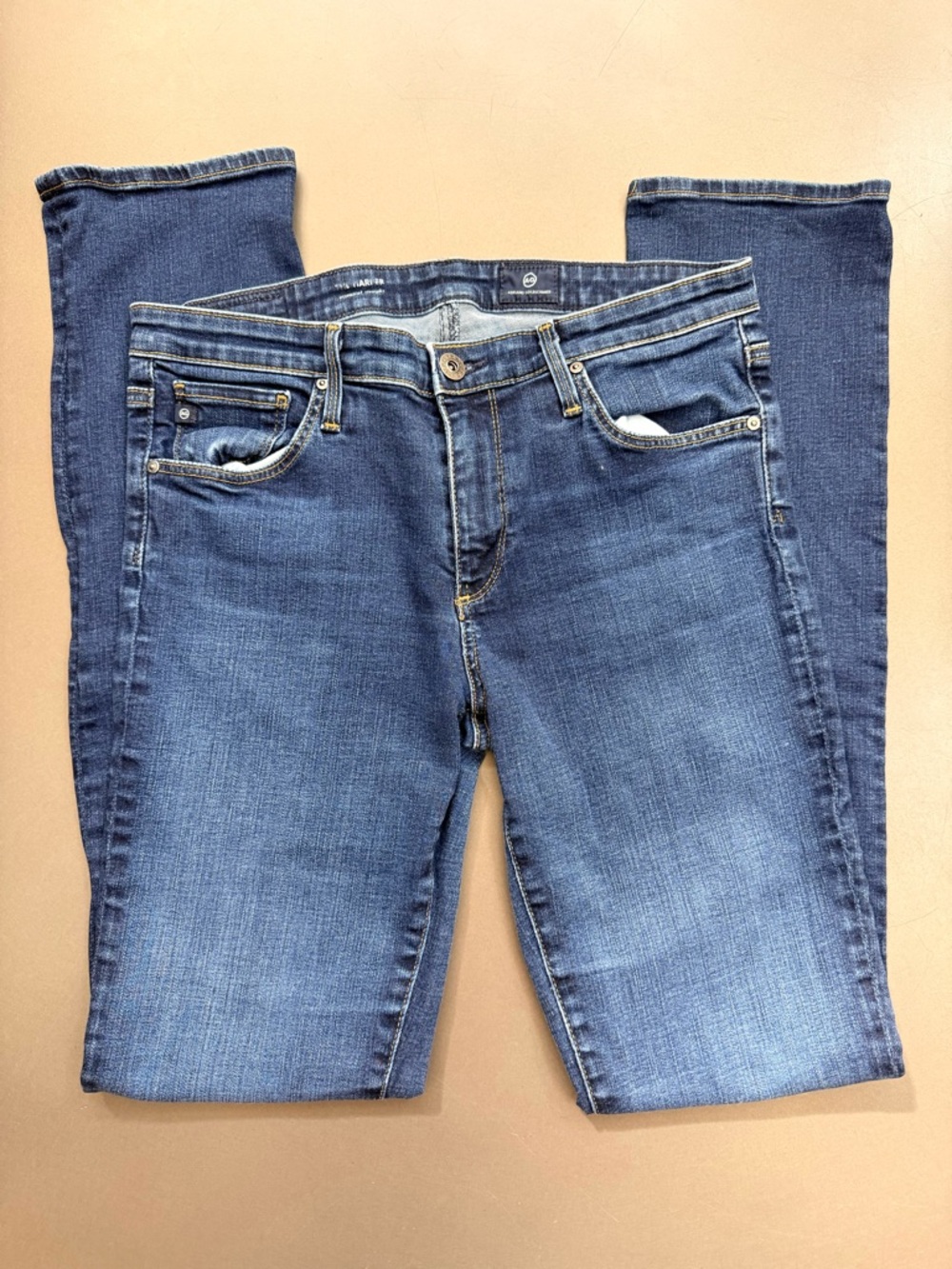 AG The Harper - Essential Straight - Blue Denim Jeans - Size 29